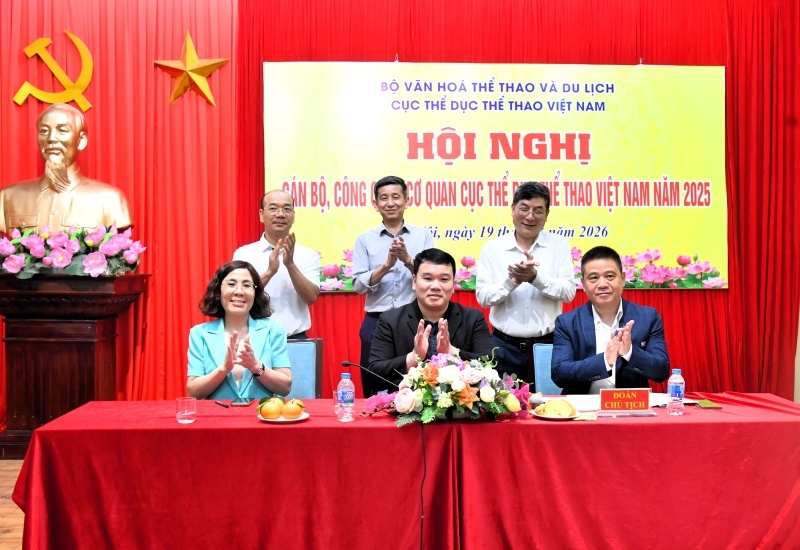 Cục Thể dục thể thao Việt Nam: Đoàn kết, đổi mới, quyết tâm hoàn thành xuất sắc nhiệm vụ
